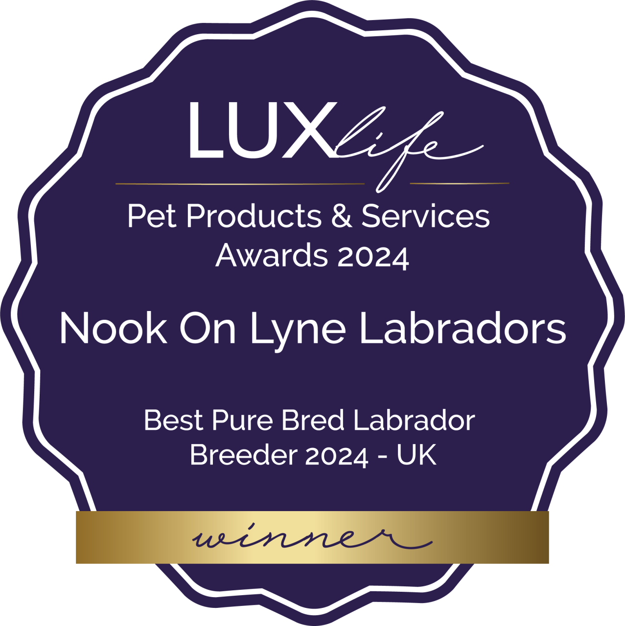 Luxlife - Best Pure Bred Labrador Breeder 2024 UK